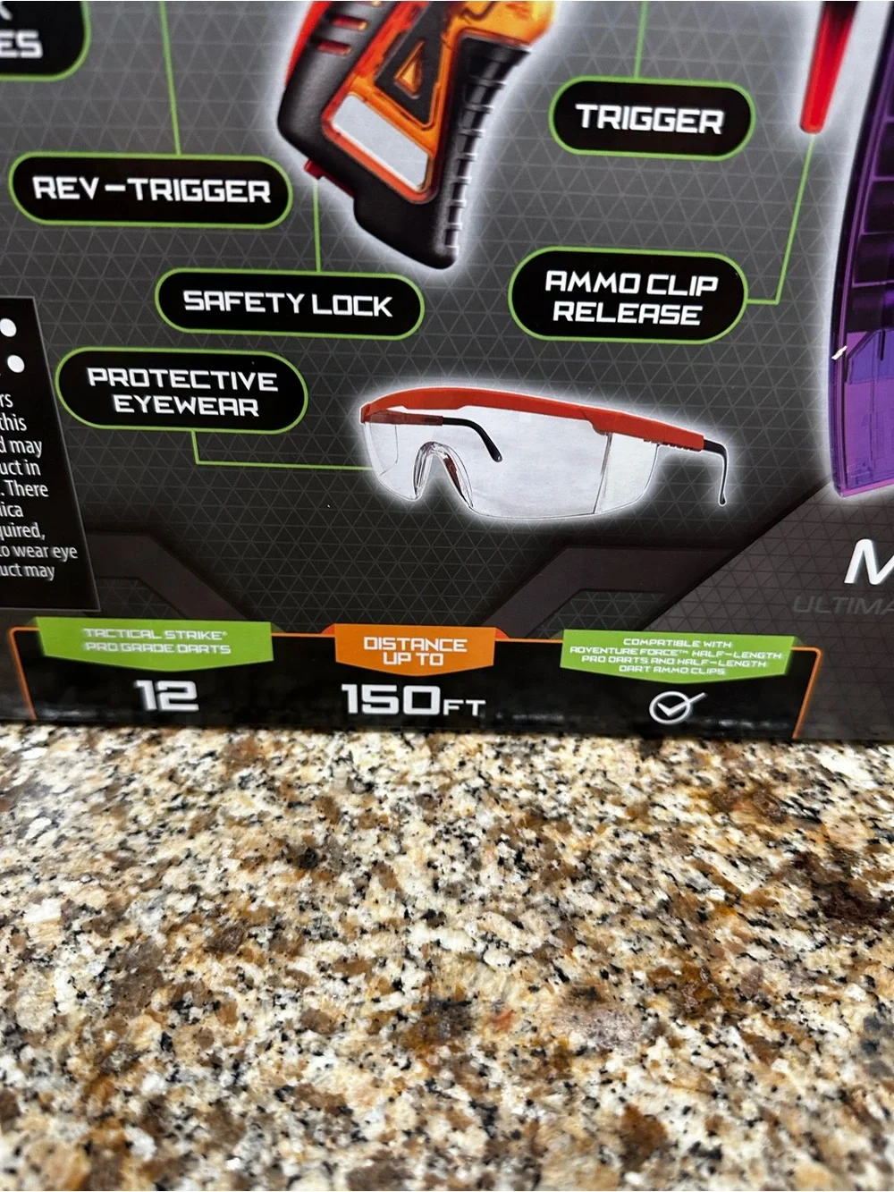 Maxim Pro Motorized Blaster - Orange and Purple